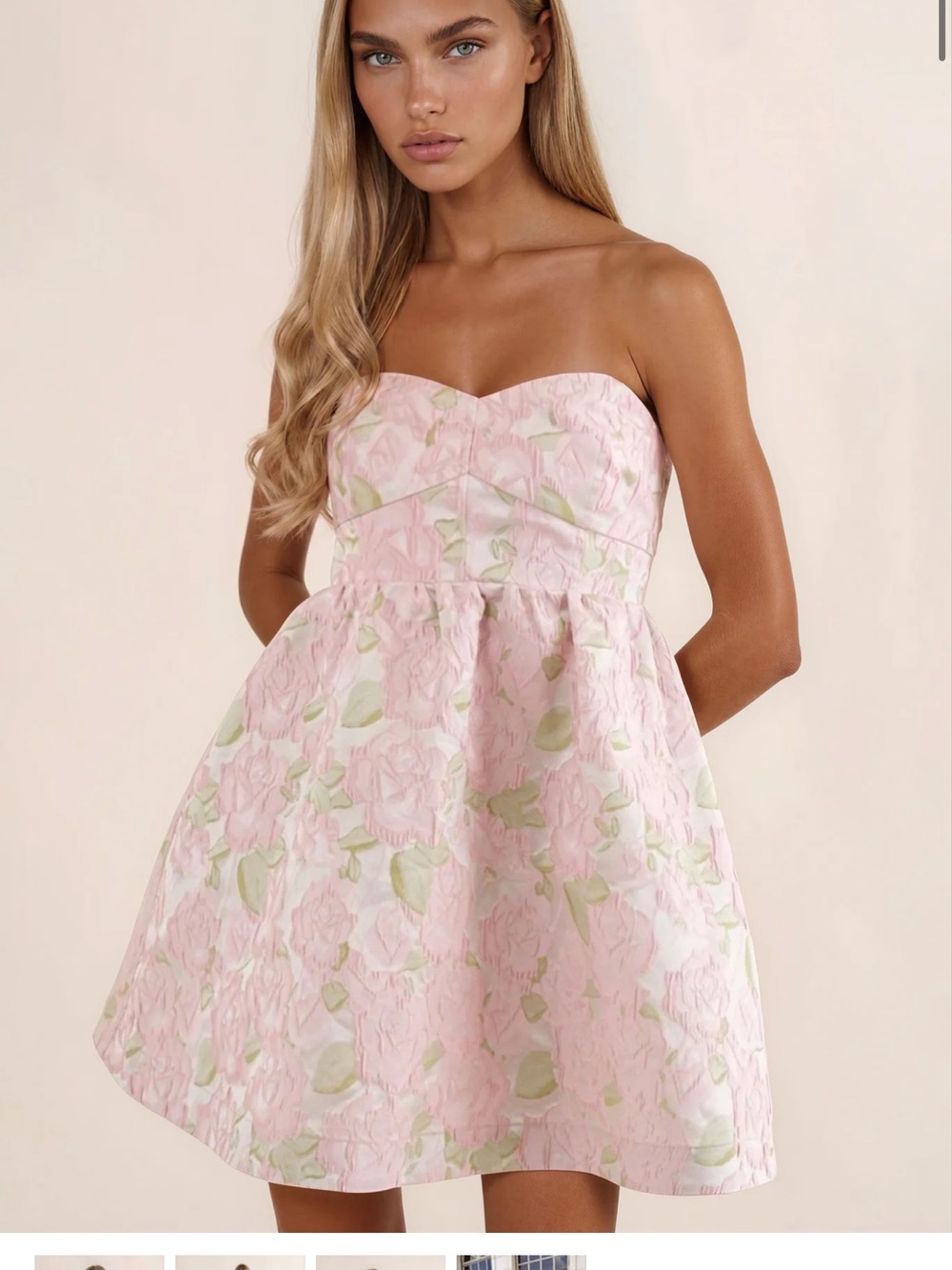 Floral mini dress
